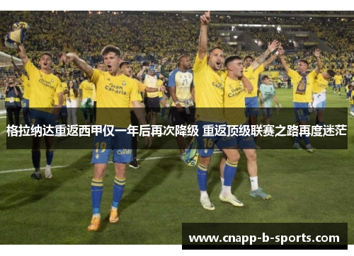 格拉纳达重返西甲仅一年后再次降级 重返顶级联赛之路再度迷茫 格拉纳达重返西甲仅一年后再次降级 重返顶级联赛之路再度迷茫